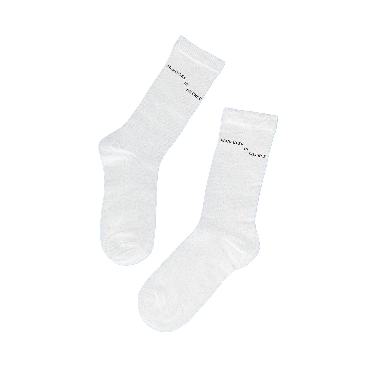 Silent Walker Socks (Black/White)